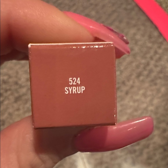 BNIB MAC Lustreglass Sheer-Shine Lipstick in shade Syrup (blue pink) - Picture 5 of 6